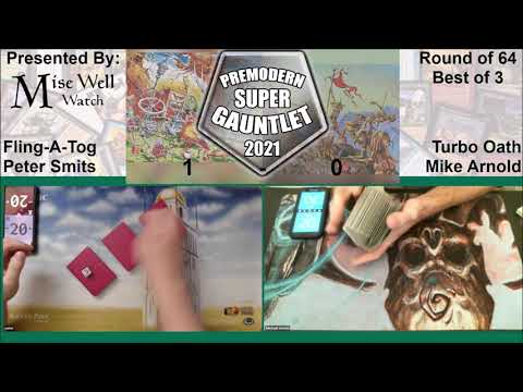 Premodern Super Gauntlet 2021 - Round of 64 - Fling-A-Tog vs Turbo Oath