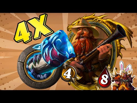 Insane BATTLECRY HIGHROLL! | Hearthstone Battlegrounds