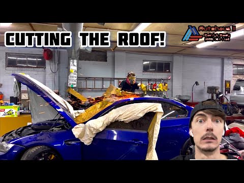 Bmw E92 M3 Roof Demolition