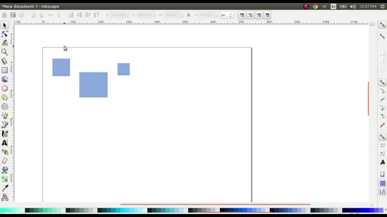 Inkscape Tutorial - Align and Distribute tool