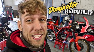I’m restoring my Honda Dominator NX650!