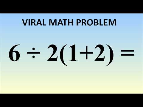 What is 6÷2(1+2) = ? The Correct Answer Explained