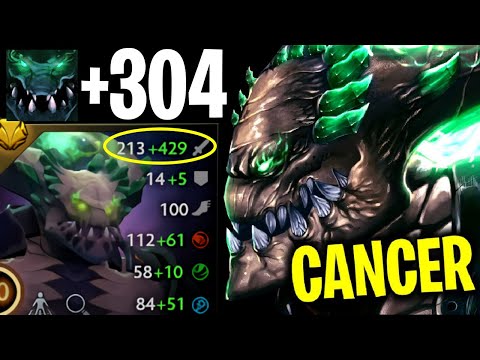 BADASS CARRY UNDERLORD RIGHT CLICK +304 PERMANENT DAMAGE | DOTA 2