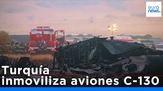 Turquía inmoviliza temporalmente aviones C-130 tras el accidente en el que murieron 20 militares