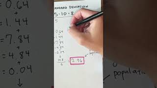 Variance and standard deviation in 40 seconds