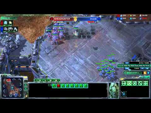 AiHEADHUNTER vs Druzdil - Starcraft 2 PvT
