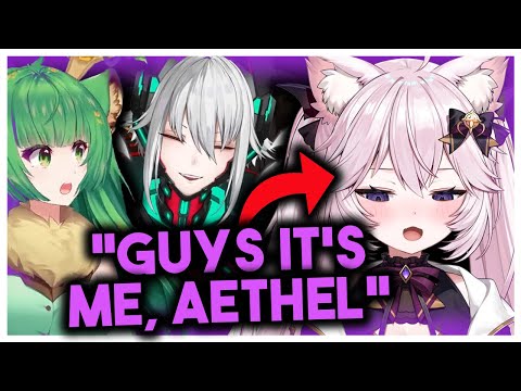 Aethel & Nyan SWITCH Models In Front Of Haruka & Zen