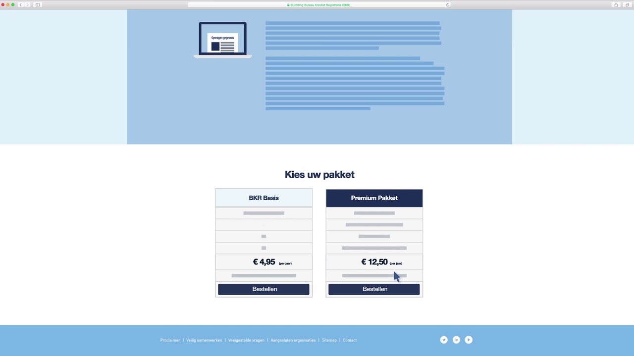 Identificeren bij BKR - iDIN methode