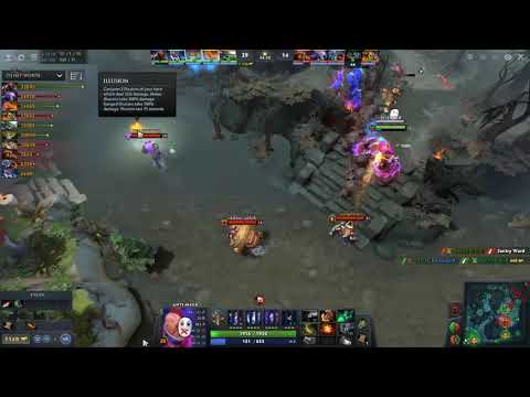 Classic example of fat Anti-Mage game