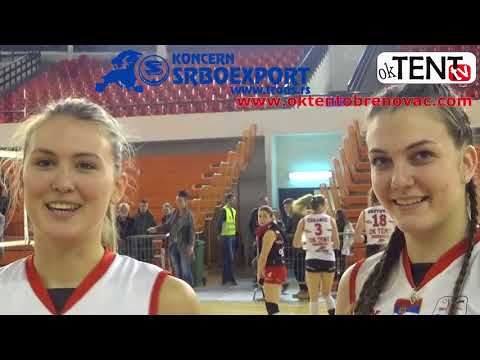 ok TENT - gžok SREM 3:0 , izjave Ana Jakšić i Ana Jeković