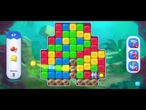 FISHDOM BLAST LEVEL 67 ~ No boosters