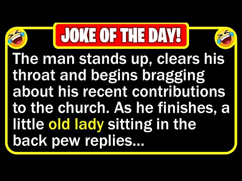 🤣 BEST JOKE OF THE DAY! - Rick, the wealthiest man in town, stands up and... | Funny Clean Jokes
