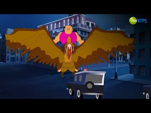 Bantul's Fight With The Big Animal | Bangla Cartoon for Kids | Superhero Story | KidZ