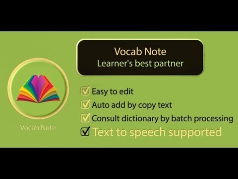 Vocab Note Video