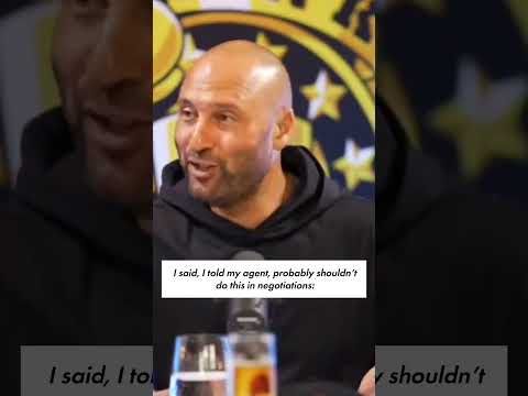 ⚾ Derek Jeter explains negotiating with Brian Cashman in free agency 🗣 | #shorts