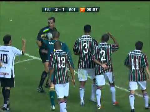 Melhores momentos e ficha técnica de Fluminense 2 x 3 Botafogo - 6ª rodada da Taça Guanabara 2011