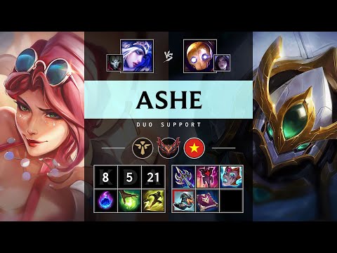 Ashe Support vs Blitzcrank - VN Grandmaster Patch 25.20