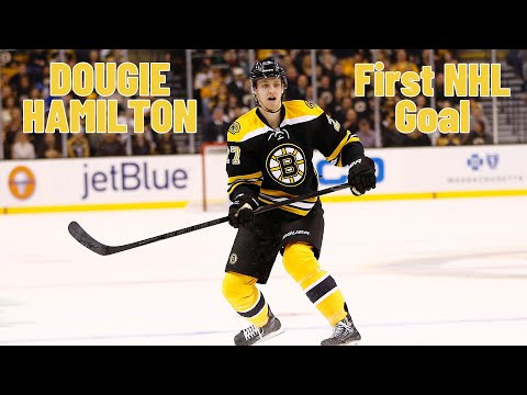 Dougie Hamilton #27 (Boston Bruins) first NHL goal Feb 15, 2013 (Classic NHL)