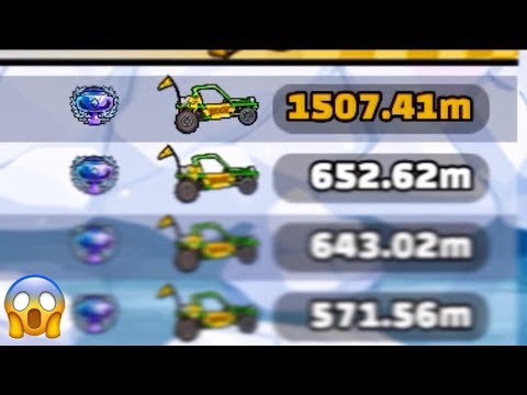 😨 Hill Climb Racing 2 - Over 1500m In One Wheel To Rule Them All Event! 😨