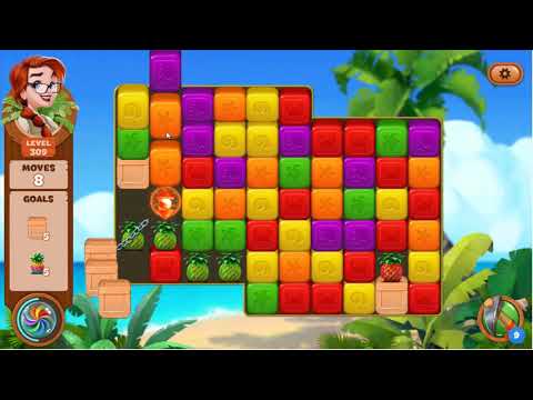 Lost Island Blast Adventure Level 309 - No Boosters