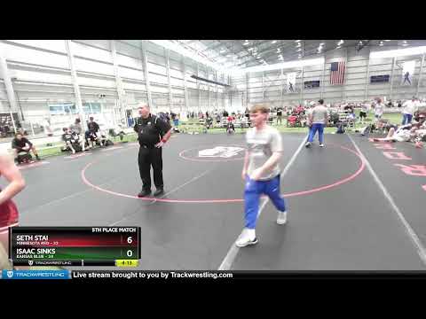 160 Lbs Placement Matches (8 Team) - Seth Stai, Minnesota Red Vs Isaac Sinks, Kansas Blue B45f