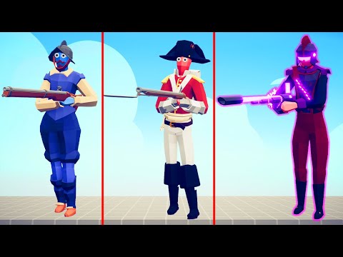 Evolution of the Musketeer–From Renaissance to Cyberpunk | TABS - Totally Accurate Battle Simulator