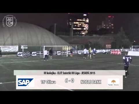 SAP 11:1 NOBLE BANK - ELIT Szóstki III Liga JESIEŃ 2015