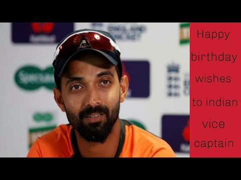 || Indian cricketers wishing happy birthday to ajinkya rahane ||
