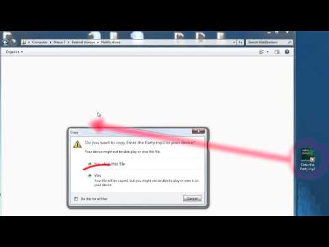 How to customize the notification sound on ASUS Google Nexus 7 2013