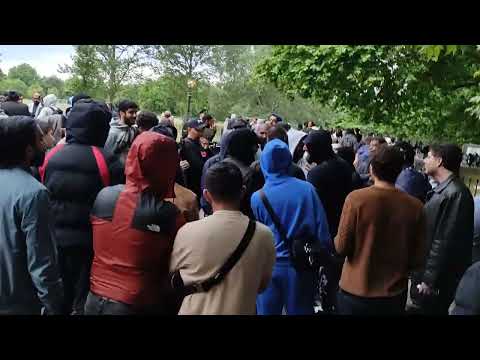 Muslim Vs Black Hebrew isrealis speakers corner Hyde park