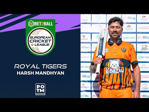 POTM: H.Mandhyan - ROT vs BJA | Highlights | Bet2Ball European Cricket League Day 5, Group B | ECL22