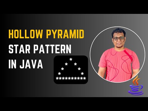 Program To Print Hollow Triangle Pattern In Java Interview Questions Java4quicklearning