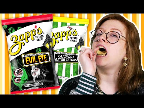 Irish People Try NEW Zapp's Chips