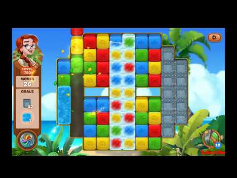 Lost Island Blast Adventure Level 750 NO BOOSTERS - A S GAMING