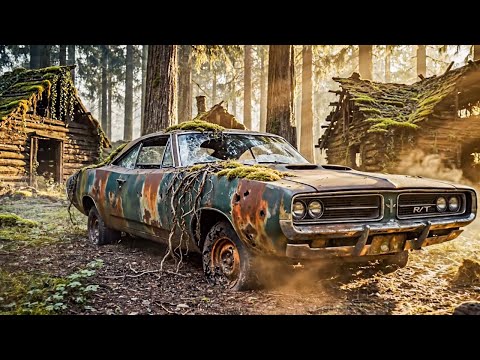 $150  Abandoned 1968 Dodge Charger R/T Completely Restored in Dark Emerald Green | Rusty to Shine