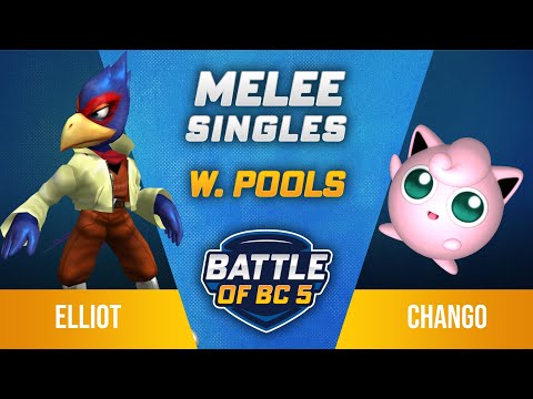 Elliot (Falco) vs Chango (Jigglypuff) - Melee Singles Winners Pools - Battle of BC 5