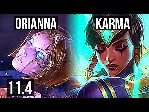ORIANNA vs KARMA (MID) | 12/1/10, Rank 6 Ori, Legendary | NA Challenger | v11.4