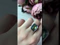Серебряное кольцо с мистик топазом 4.257ct