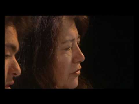 Argerich and Kissin piano 4 hands - Mozart Sonata KV 521 (part 1/2)