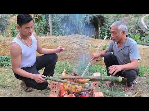 The old man and the young man experienced happiness for the first time.