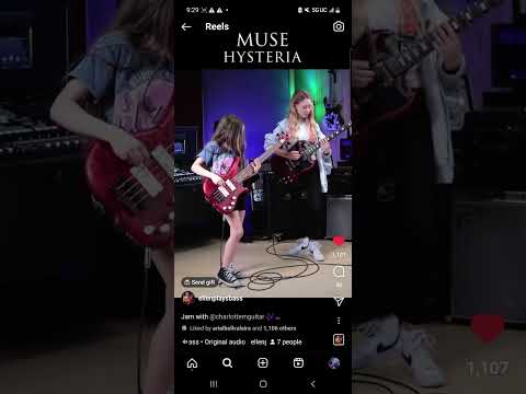 Jamming with @EllenPlaysBass !