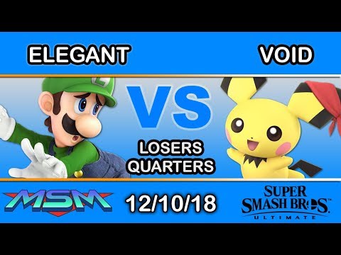 MSM 169 - CLG | VoiD (Pichu) Vs. Elegant (Luigi) Losers Quarters - Smash Ultimate