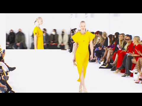 Vilma Sjoberg for Carolina Herrera and Jason Wu Season FW 2022 2023 New York Fashion Week