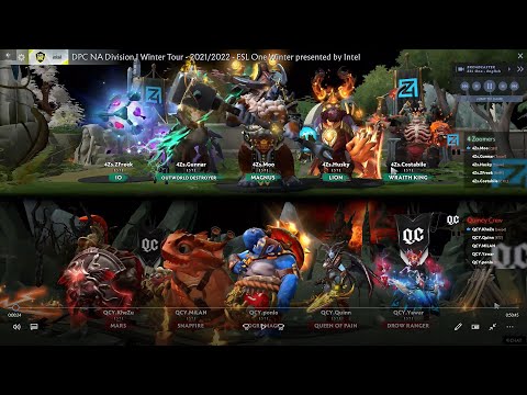 ESL ONE WINTER PRESENTED BY INTEL 4 ZOOMERS VS QUINCY CREW GAMES 1