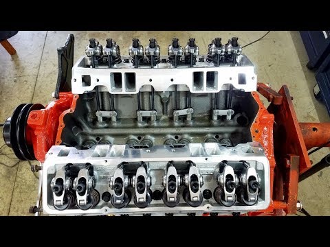 Engine Building Part 11 - Installing Pushrods, Rocker Arms, Setting Lash, Priming the Oil Pump