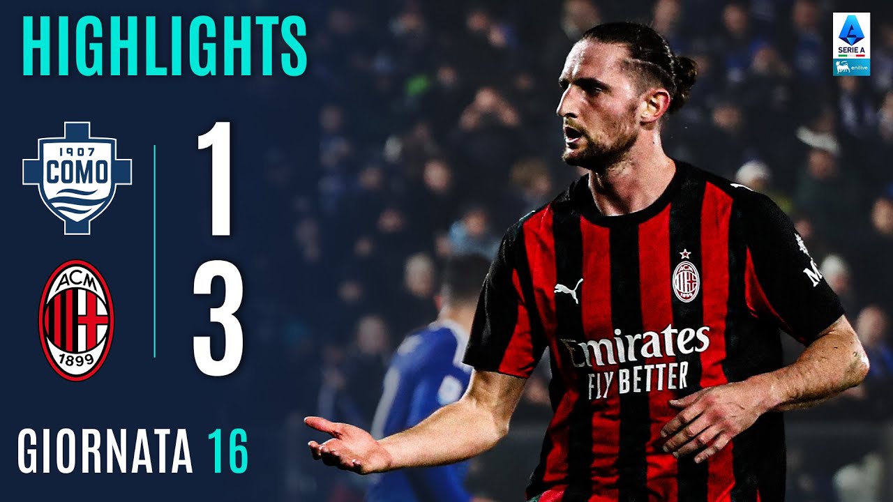 COMO-MILAN 1-3 | HIGHLIGHTS | 16ª GIORNATA | SERIE A ENILIVE 2025/26