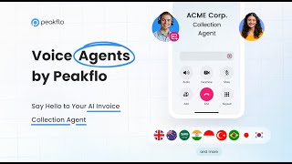 Peakflo AI Voice Agents for Invoice Collection Calls