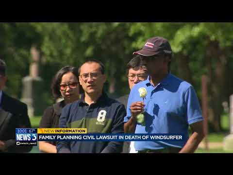 Family plans civil lawsuit in death of windsurfer