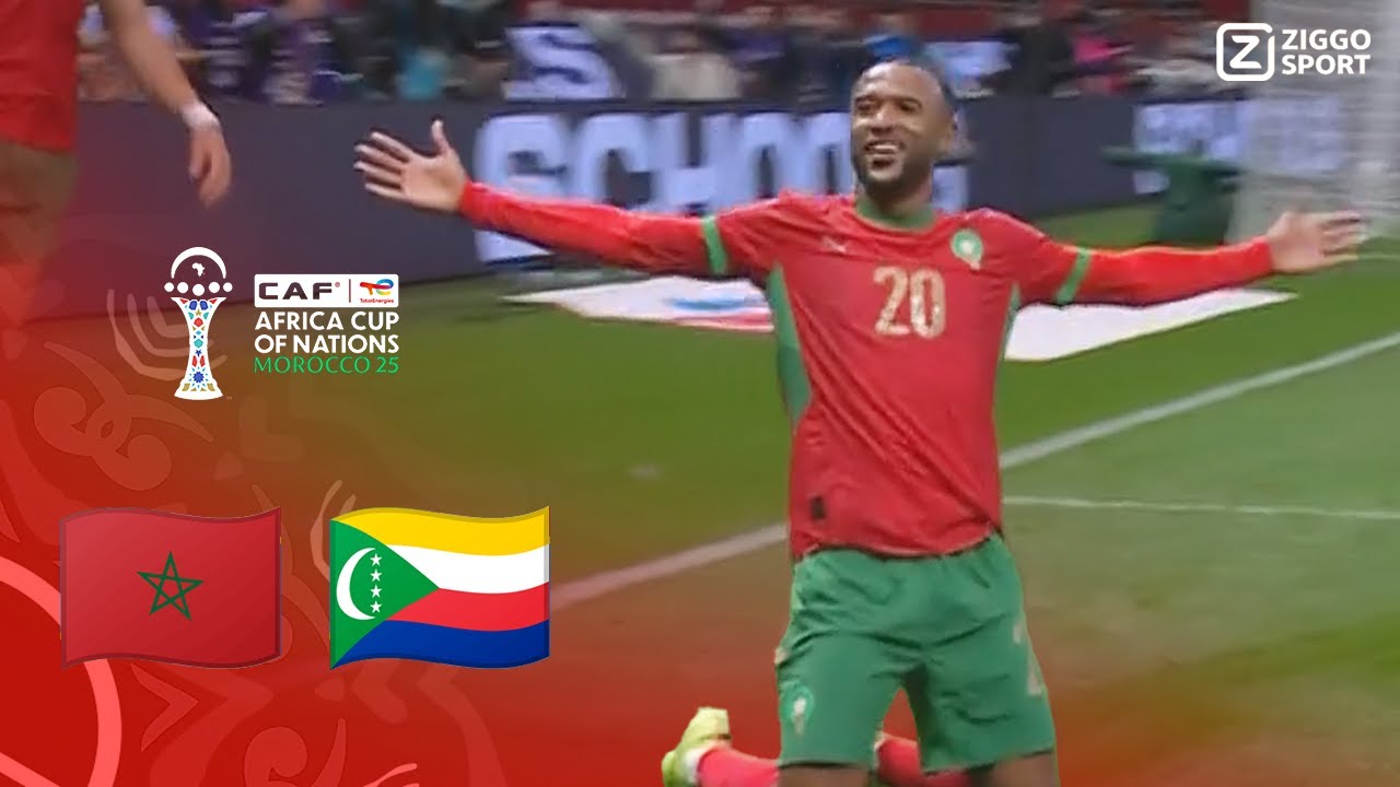 PRACHTIGE OMHAAL NA ASSIST VAN SALAH-EDDINE!😍🇲🇦| Marokko vs Comoren | Afrika Cup 2026 | Samenvatting