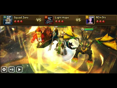 G3 SIEGE (EU S4): Squad Zero vs Light Hope vs N3w3ra (Summoners War)